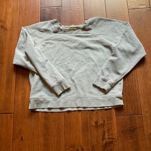 Madewell women’s L crop sweatshirt